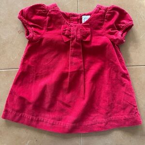 💙5/$25💙Gap Corduroy Holiday Bow Dress 3-6M